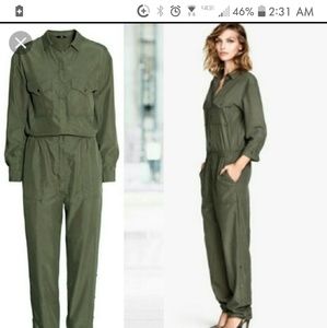Women's Olive green jumpsuit